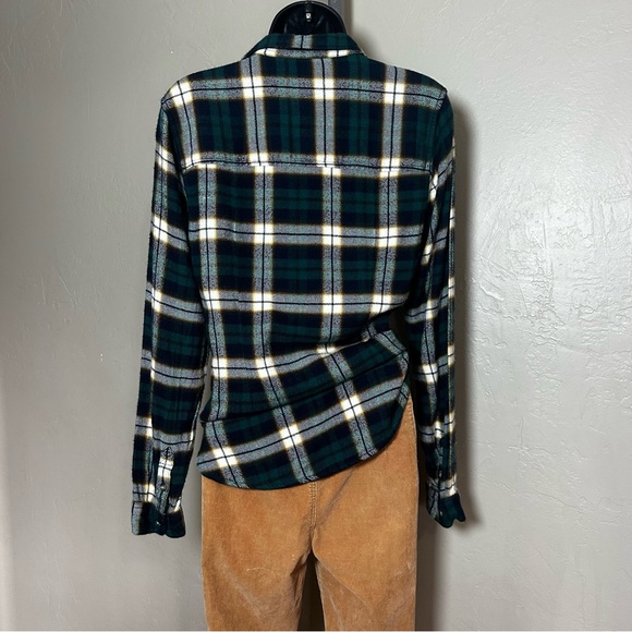 Vintage Inspired VISCOSE Blend American Eagle Outfitters Slim Fit Flannel Shirt - Picture 7 of 10